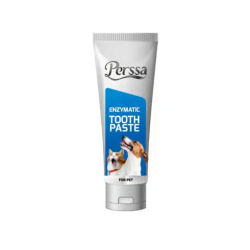 خمیر دندان آنزیمی، مخصوص سگ و گربه، 100 گرمی، پرسا