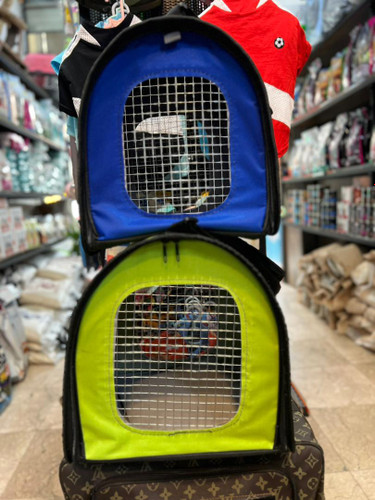 ساک رو دوشی برزنتی با توری فلزی در دو سایز مدیوم و لارج